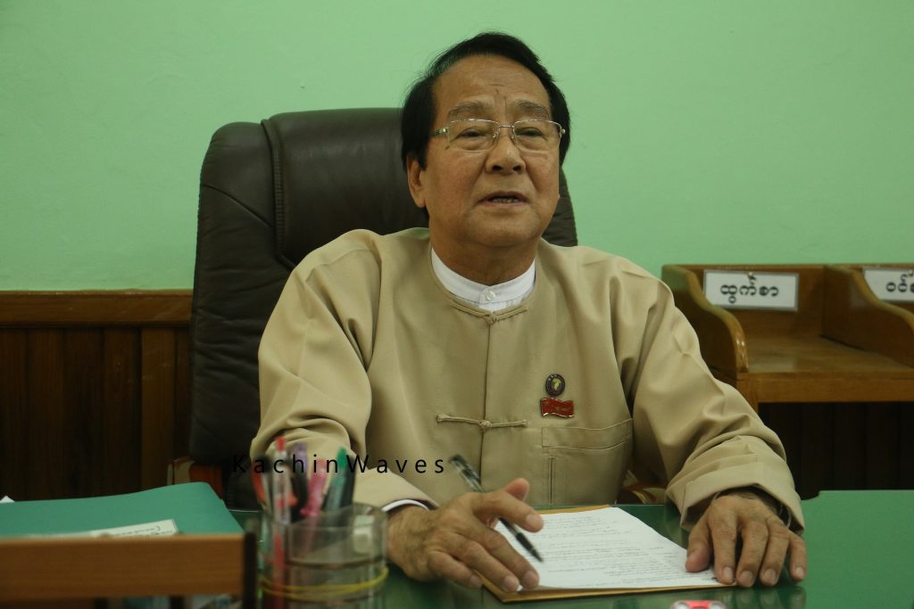 Chief Minister of Kachin State, Dr. Hkyet Awng